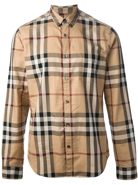 mens burberry shirt glasgow|Burberry shirts for men.